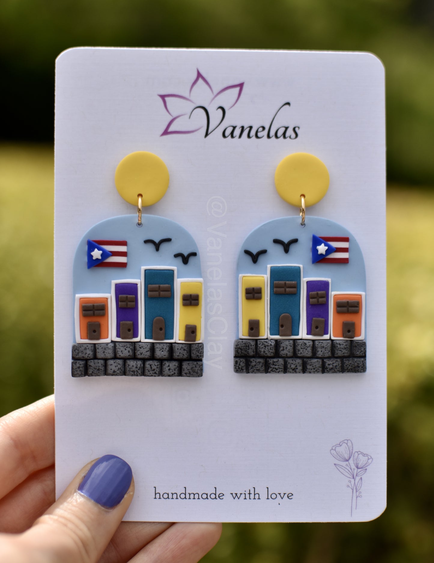 A009- Casitas Viejo San Juan -(Bandera derecha)