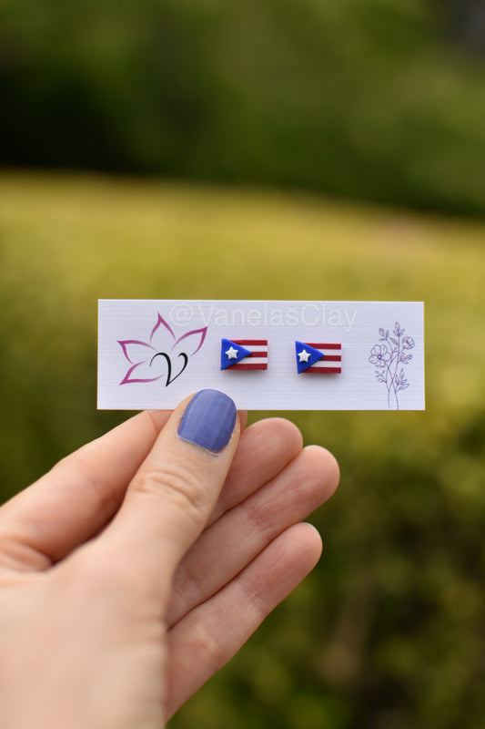 A007- Mini Bandera de PR - Pe Erre del Encanto Collection