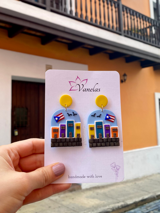 A009- Casitas - Viejo San Juan (Bandera ángulo)